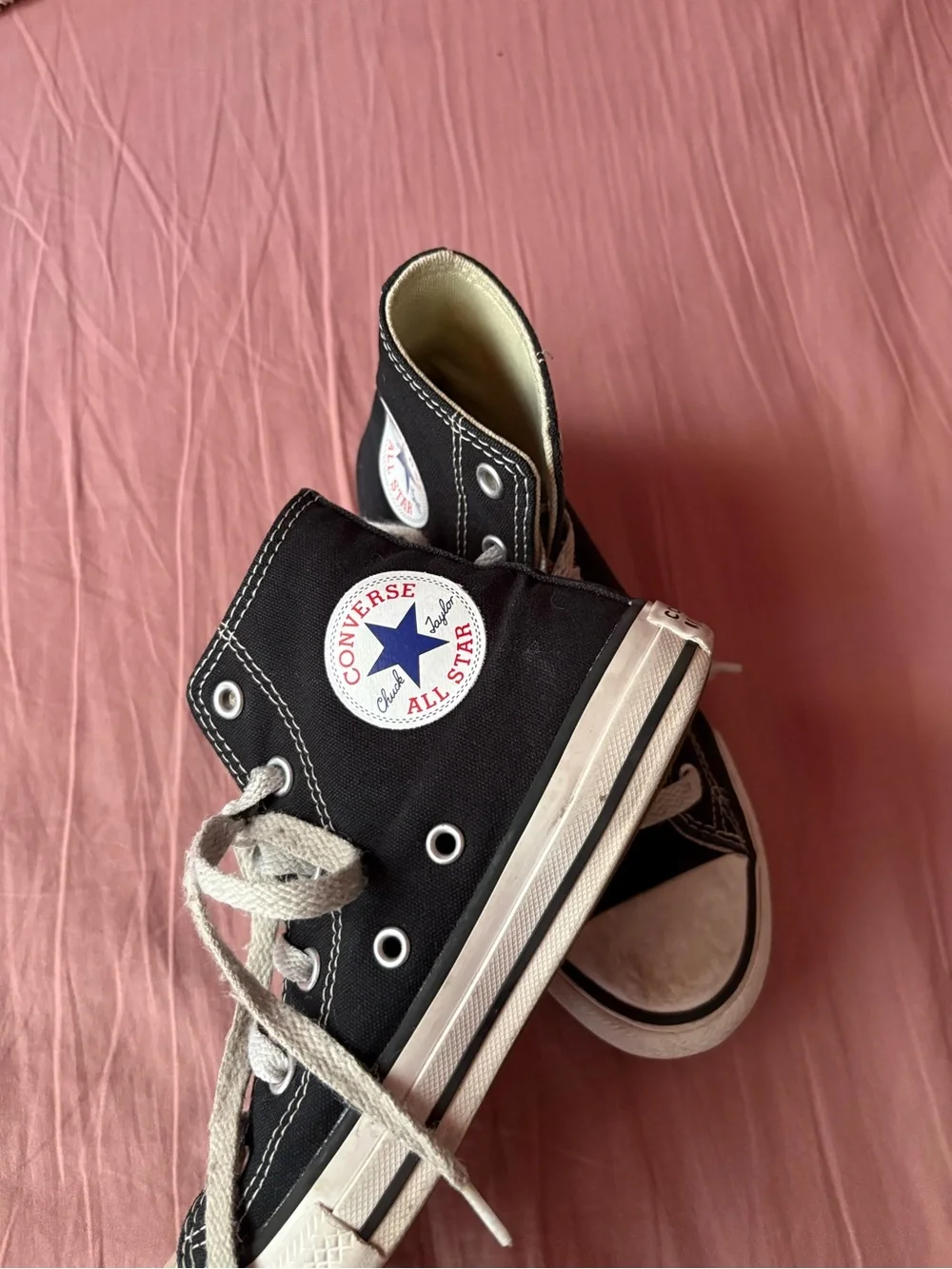 Converse Black and White Kids' High Top Sneakers